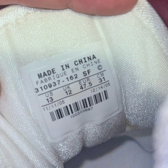 Nike Football Cleats White Maroon Mens Size 13 - Picture 6 of 6